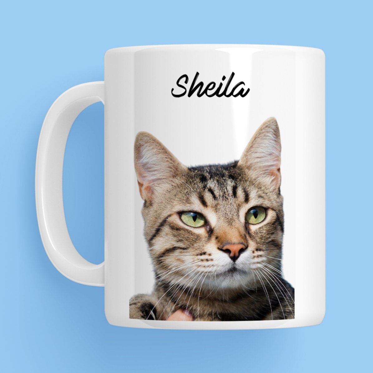 Tasse personnalisée avec la photo et le nom de votre animal de compagnie