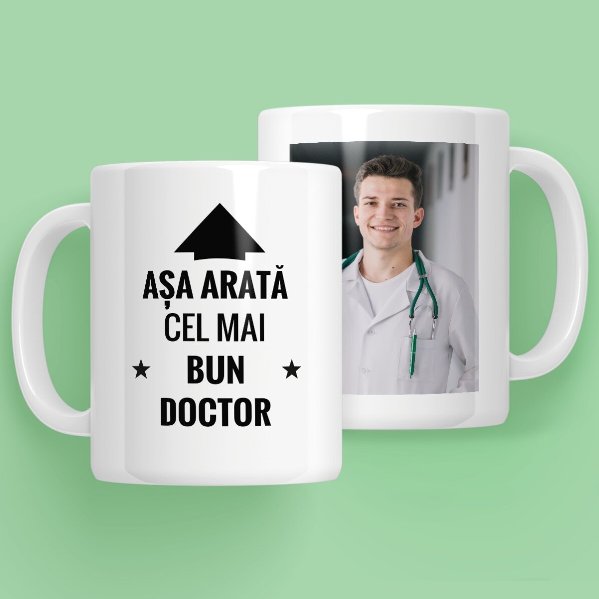 Tasse personnalisée avec photo et texte - Voici à quoi elle ressemble