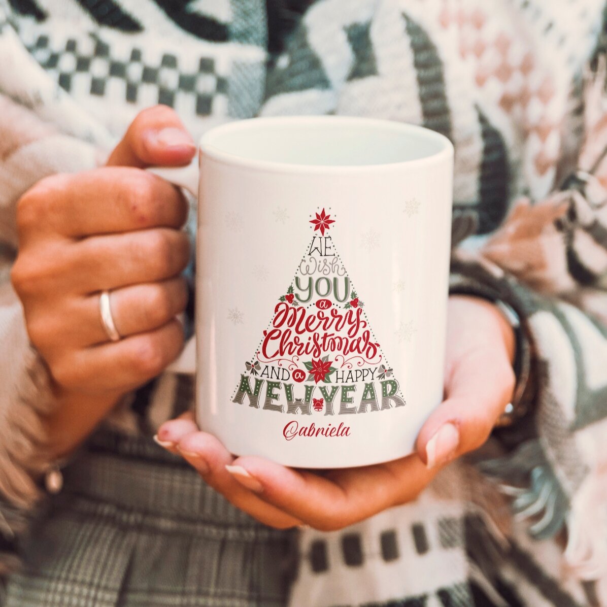 Tasse personnalisée avec inscription - Bonne année