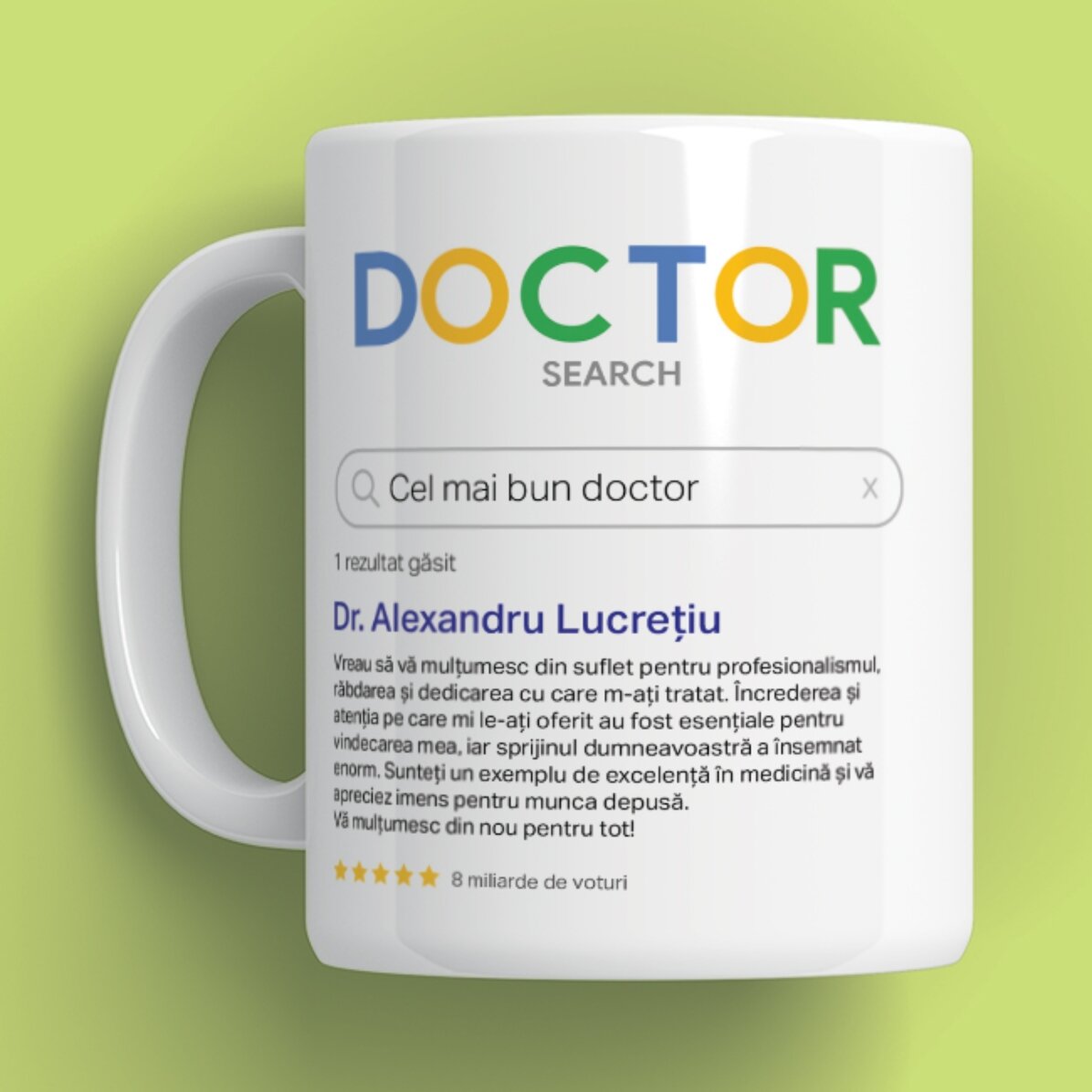 Tasse personnalisée avec texte - Recherche