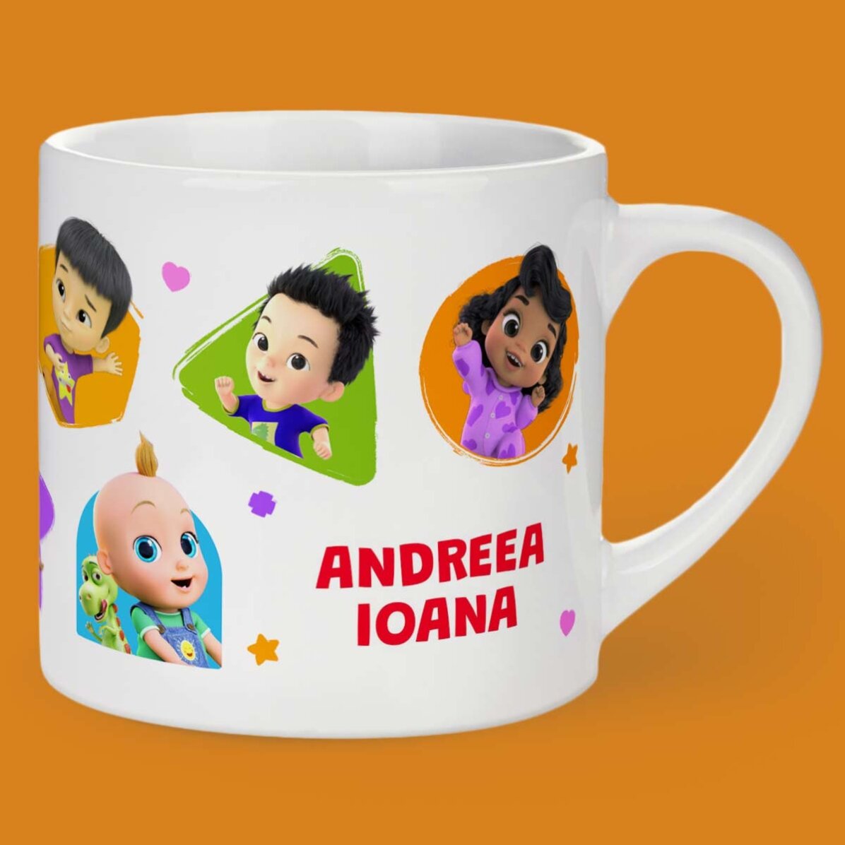 Gepersonaliseerde kinderbeker met foto en naam - TraLaLa