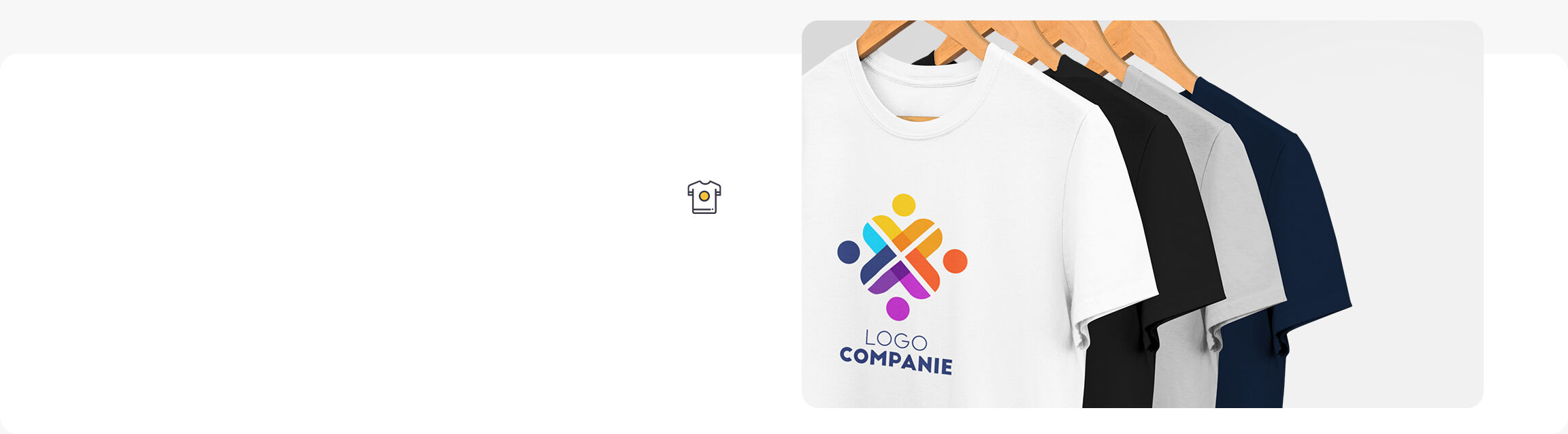 T-shirts met eigen logo