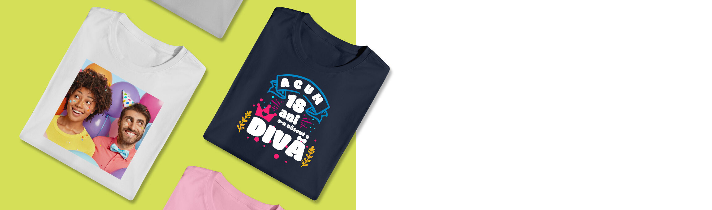 Gepersonaliseerde T-shirts voor verjaardagen