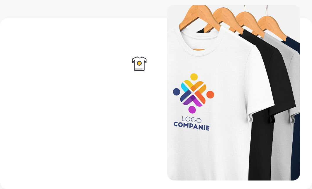 T-shirts met eigen logo