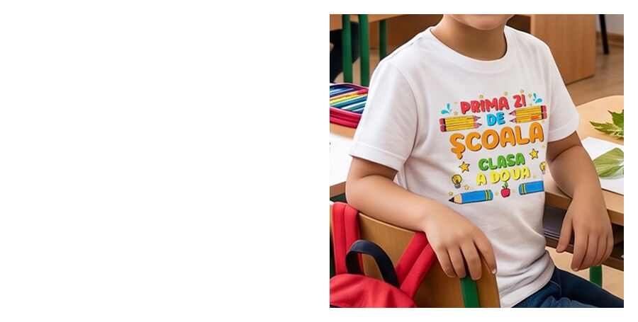 Gepersonaliseerde T-shirts voor het nieuwe schooljaar
