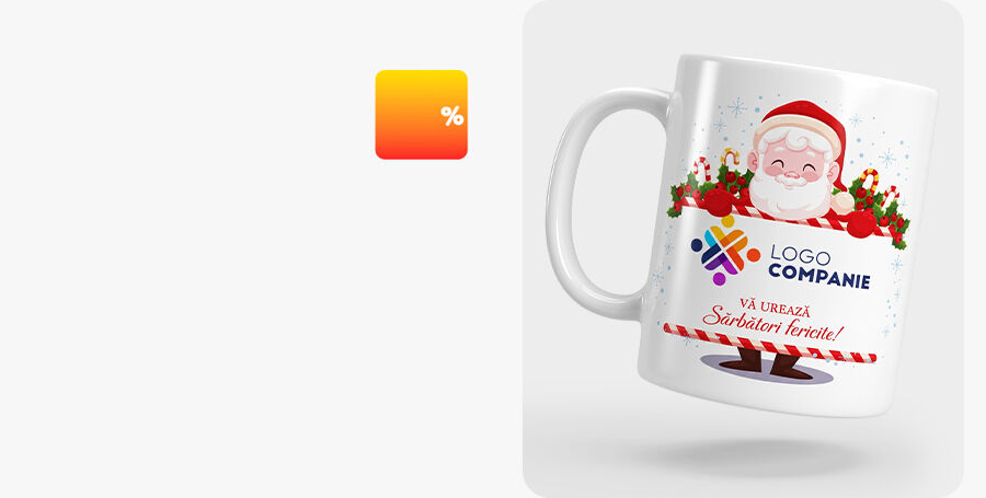 Gepersonaliseerde zakelijke kerstmokken