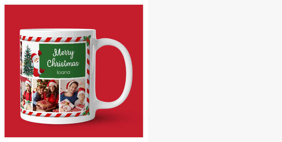 Gepersonaliseerde kerstmokken