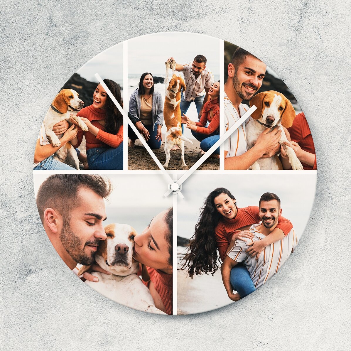 Montre personnalisée avec 5 photos