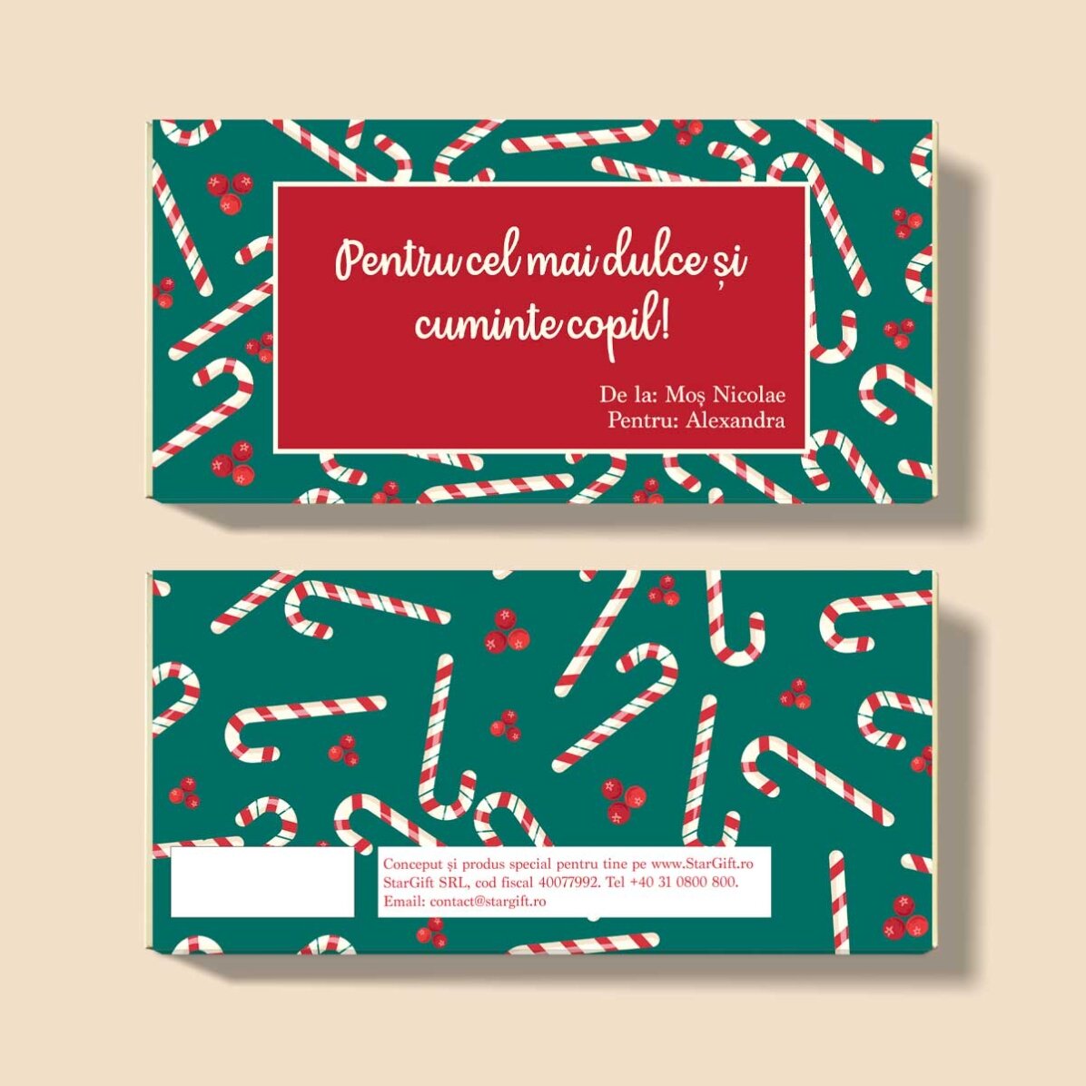 Chocolade met een persoonlijke boodschap – van Sinterklaas