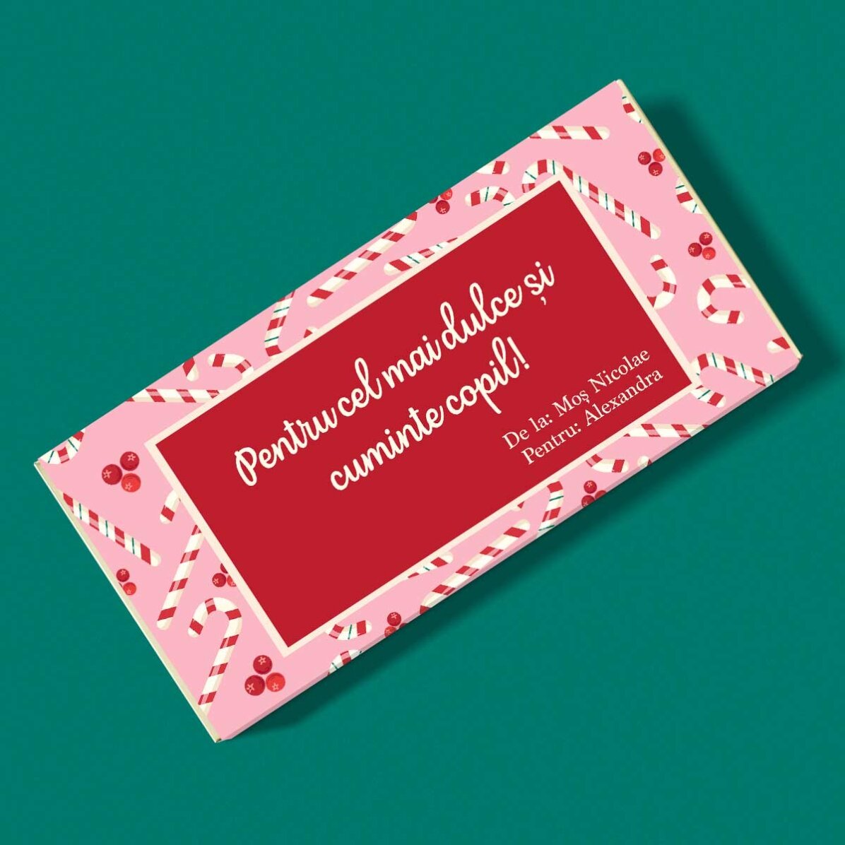 Chocolade met een persoonlijke boodschap – van Sinterklaas