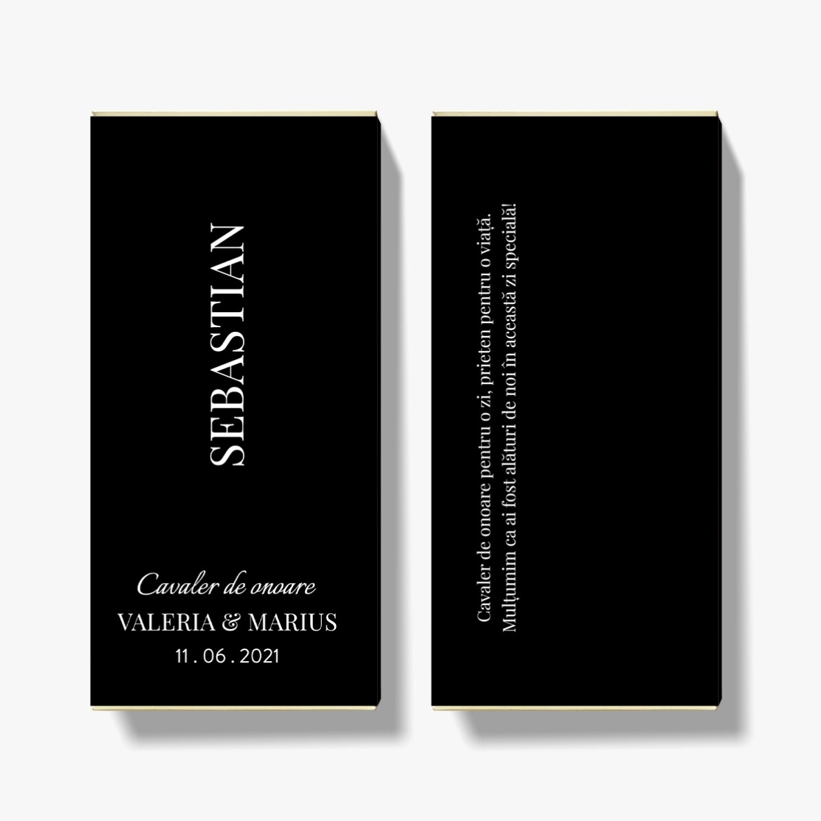 Chocolade met gepersonaliseerde tekst - Groomsmen