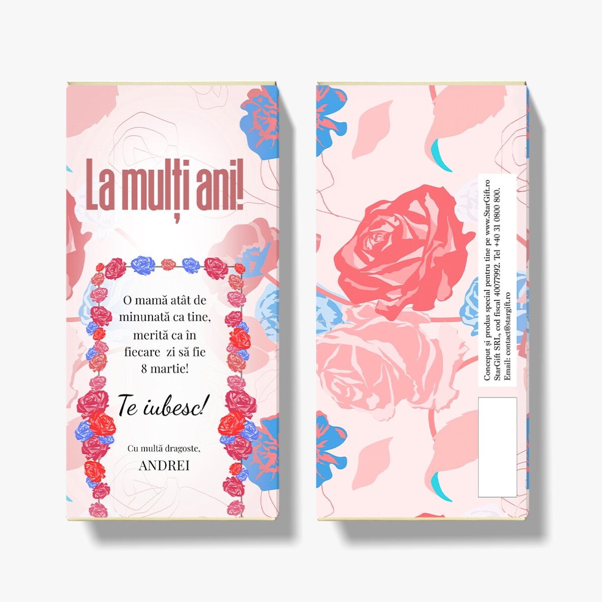 Chocolat personnalisé avec inscription - Une maman tellement merveilleuse