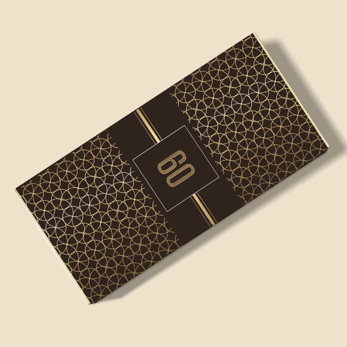 Chocolade met gepersonaliseerde tekst voor een verjaardag - Gold