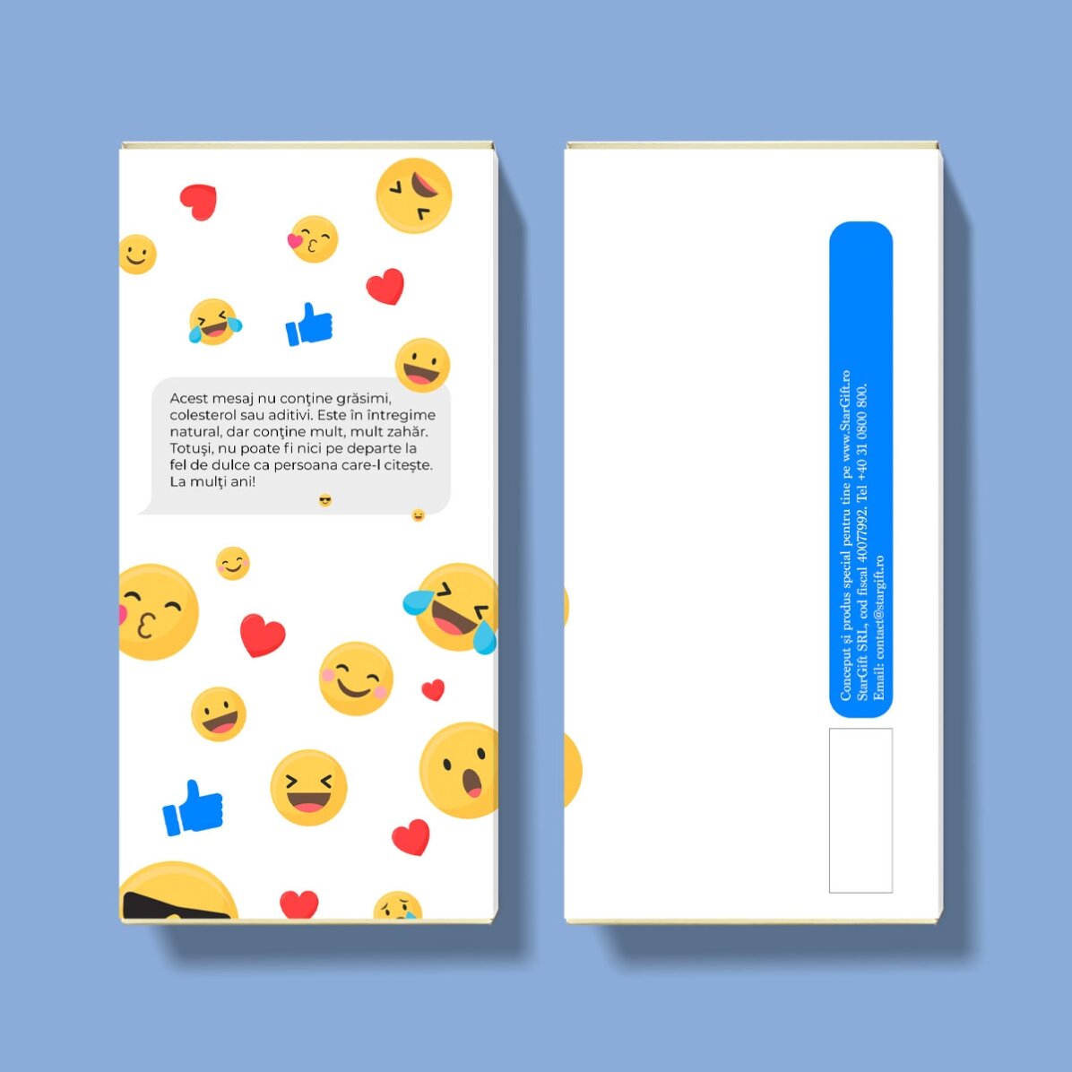 Chocolat personnalisé avec un texte - Bulle de texte