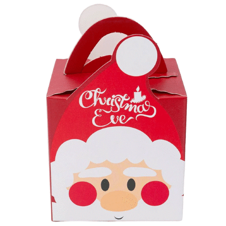 Geschenkdoos met kerstballen / snoepjes / kerstversieringen en andere kleine cadeautjes