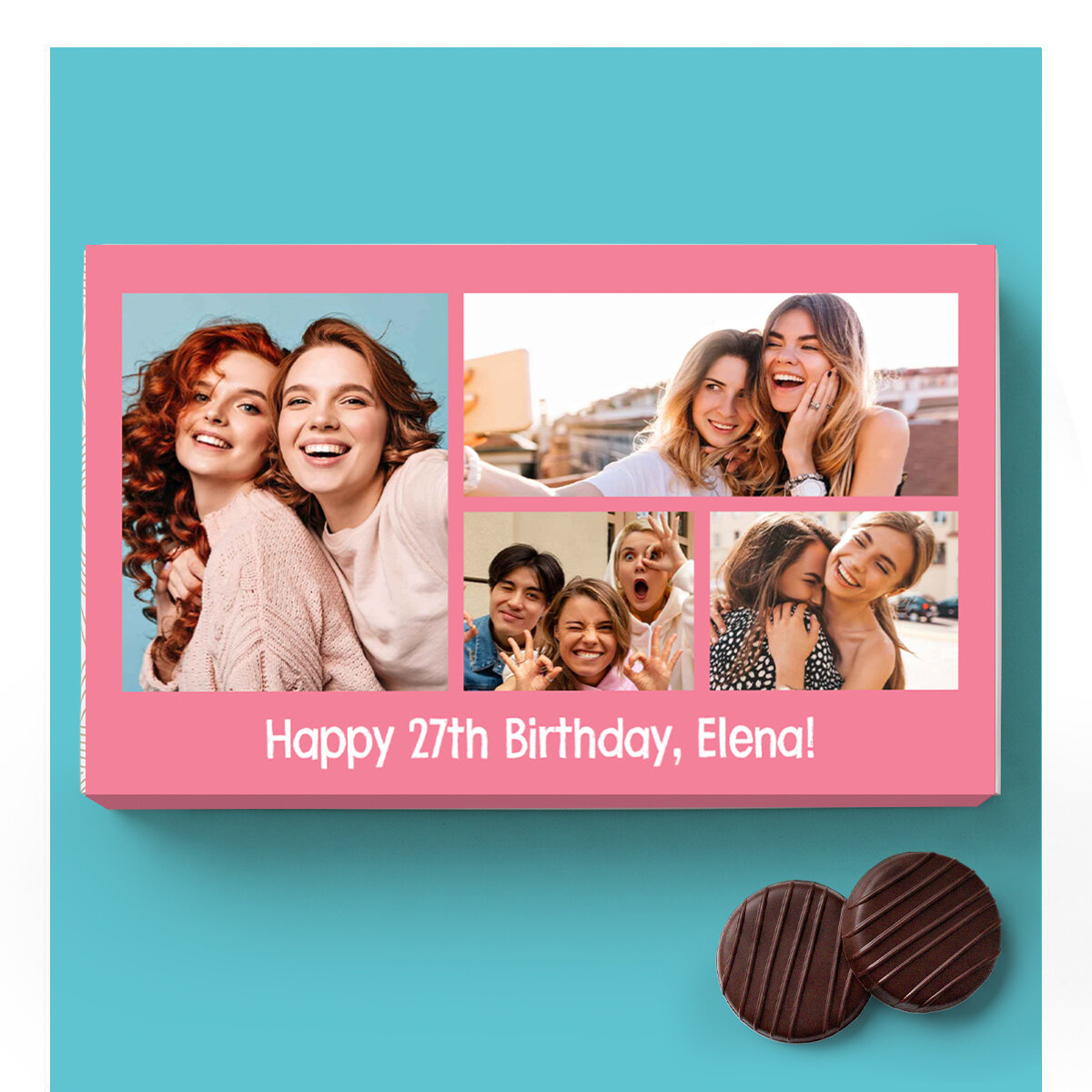 Gepersonaliseerde doosjes met crèmebonbons