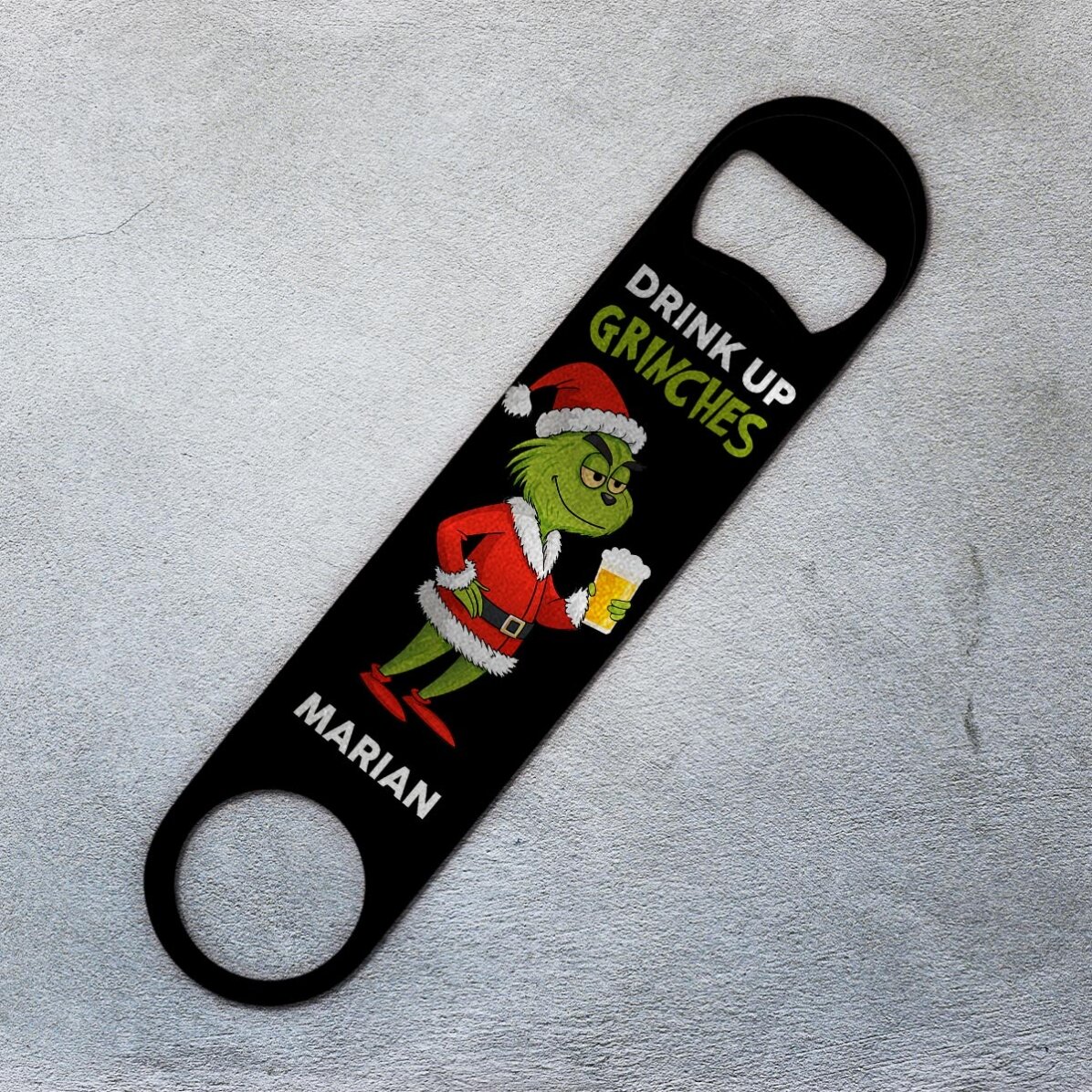 Ouvre-bouteille personnalisé avec message - Grinch