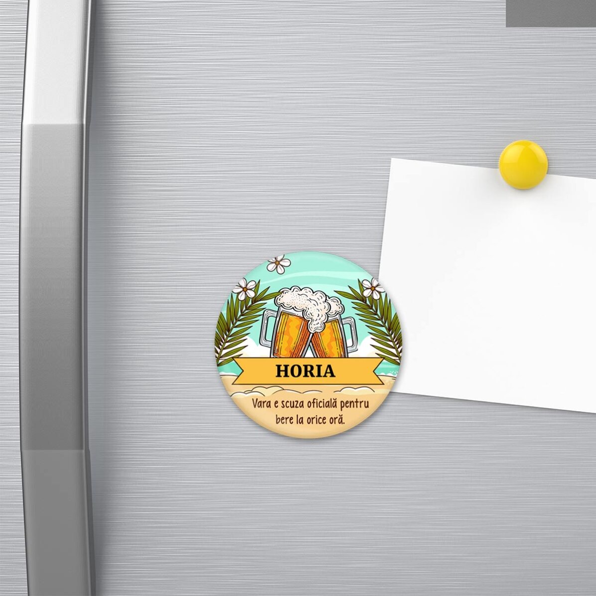 Flesopener met magneet, gepersonaliseerd met tekst - Zomervakantie