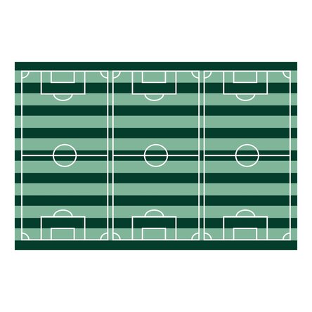 Tafelkleed - Voetbalveld
