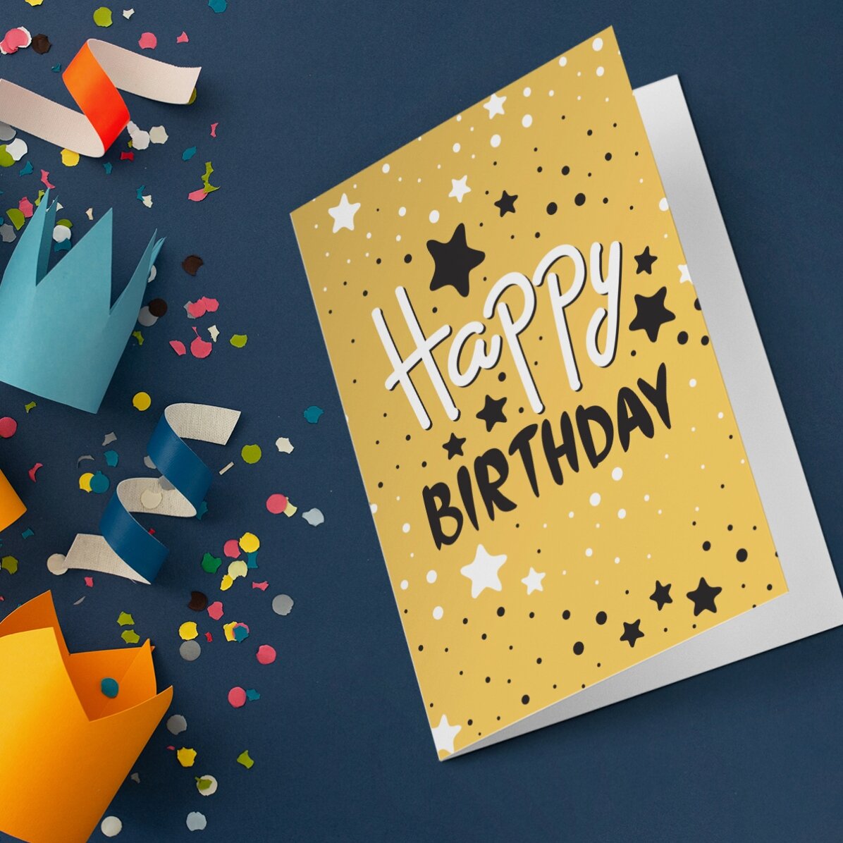 Gepersonaliseerde wenskaart - Happy Birthday