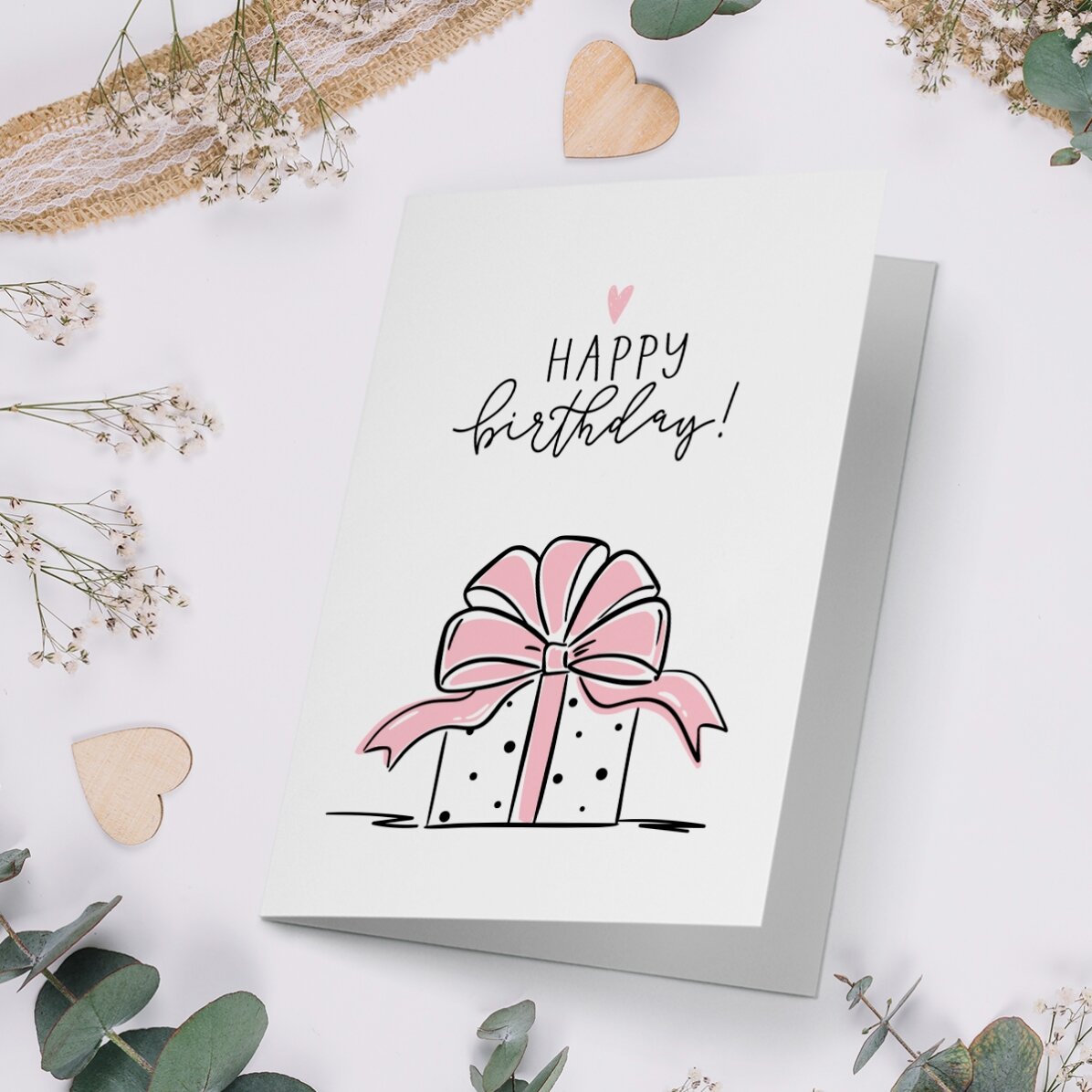 Carte de vœux personnalisée - Cadeau d