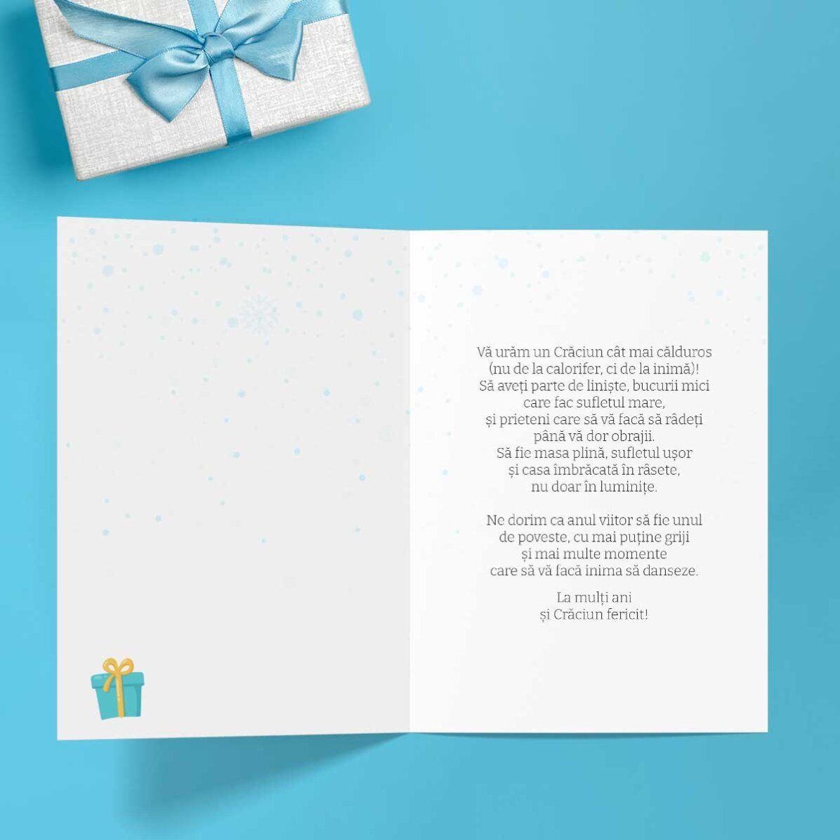 Gepersonaliseerde kerstkaart met tekst – Hartelijke wensen