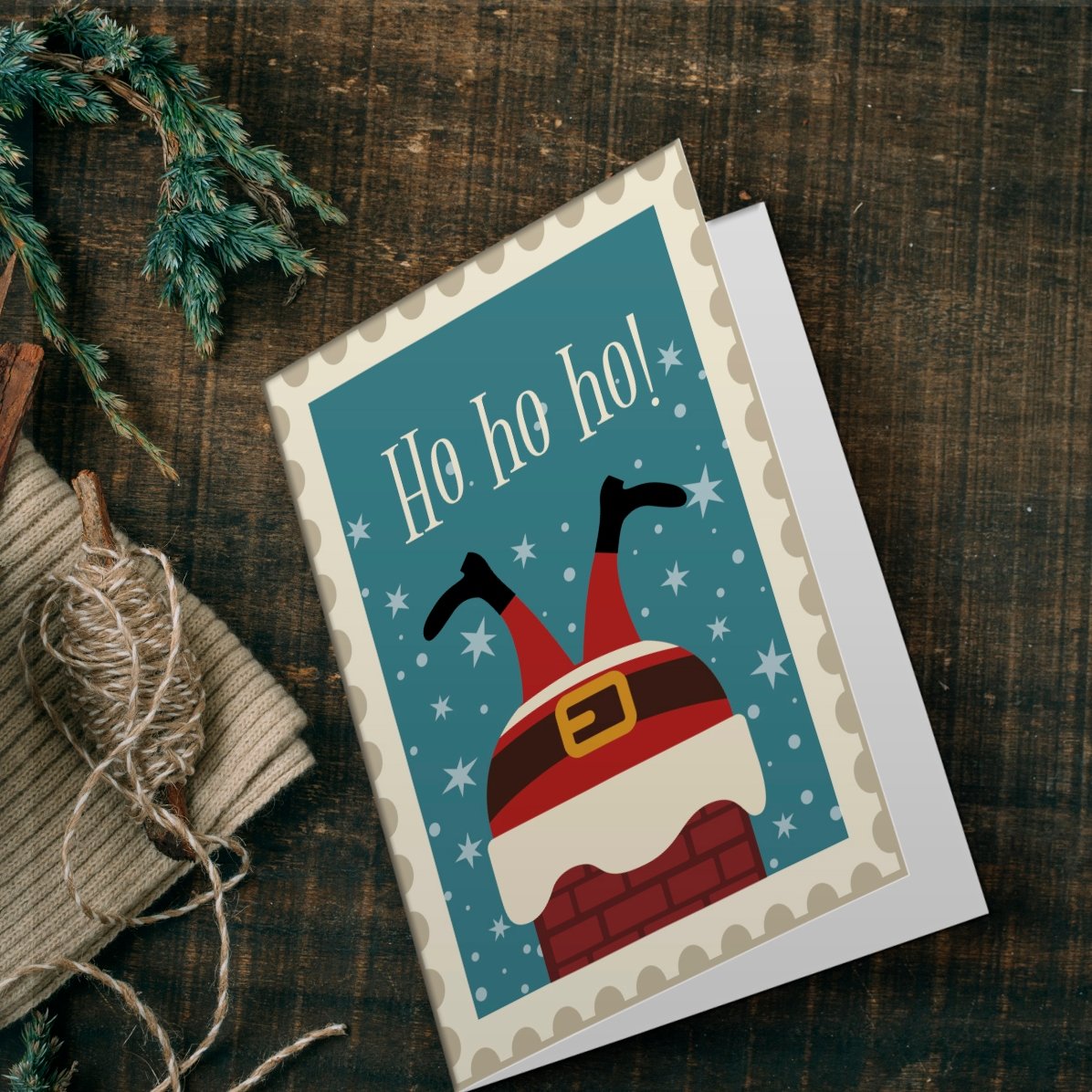 Gepersonaliseerde wenskaart - Ho ho ho!