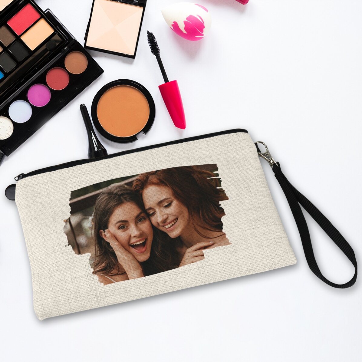 Trousse à maquillage personnalisée avec une photo - Brush