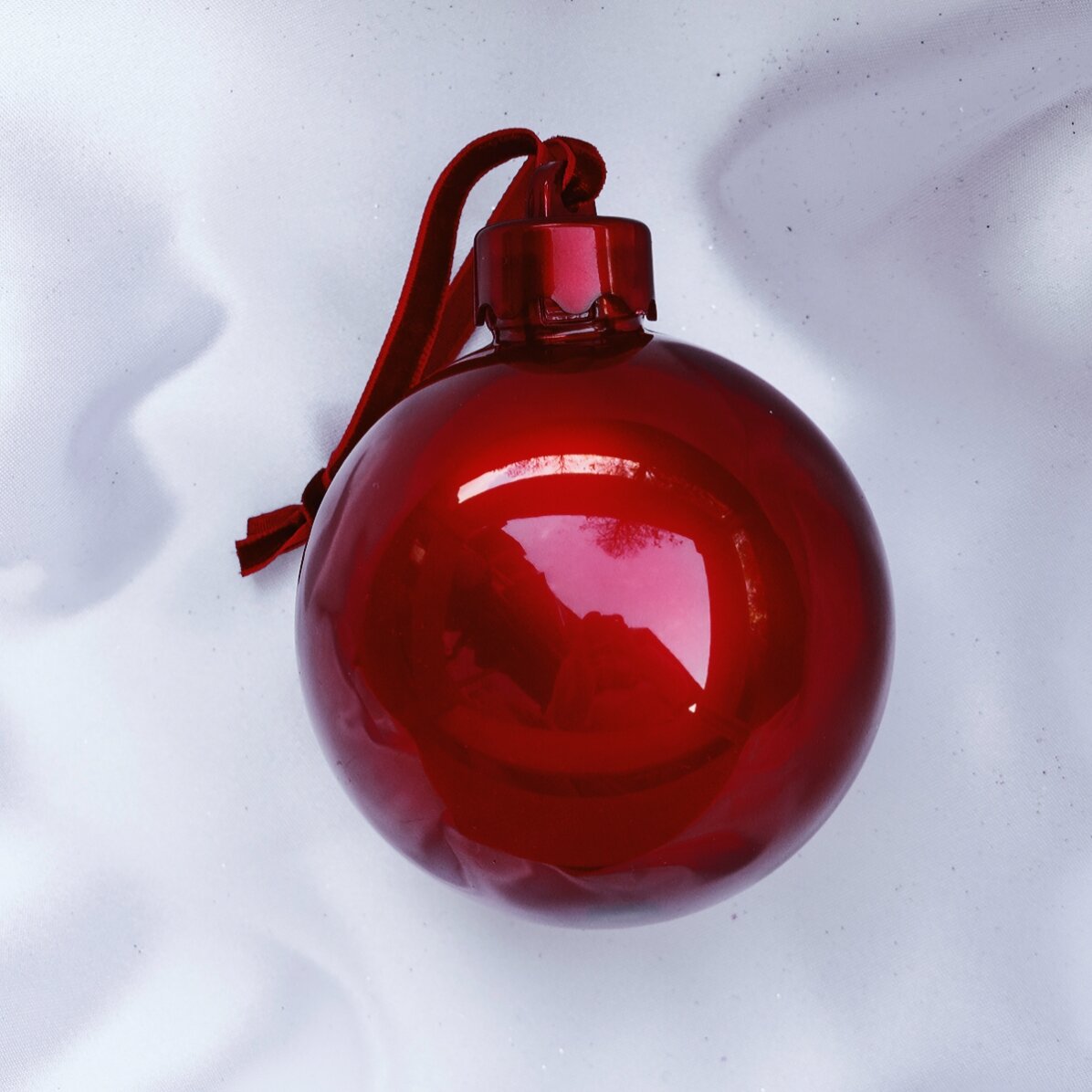Gepersonaliseerde kerstbal met logo en boodschap - De magie van Kerstmis