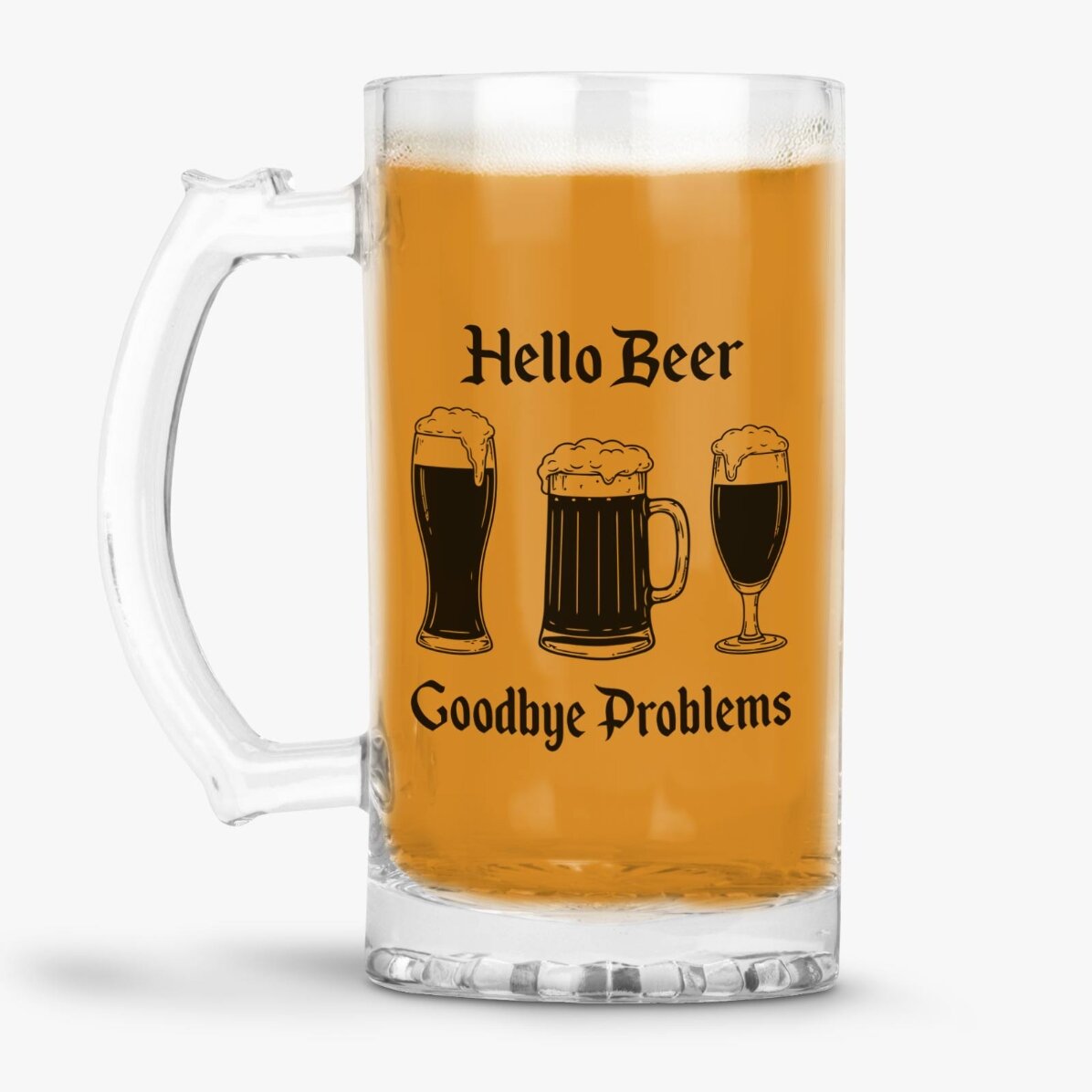 Gepersonaliseerde bierpul met boodschap - Hello Beer