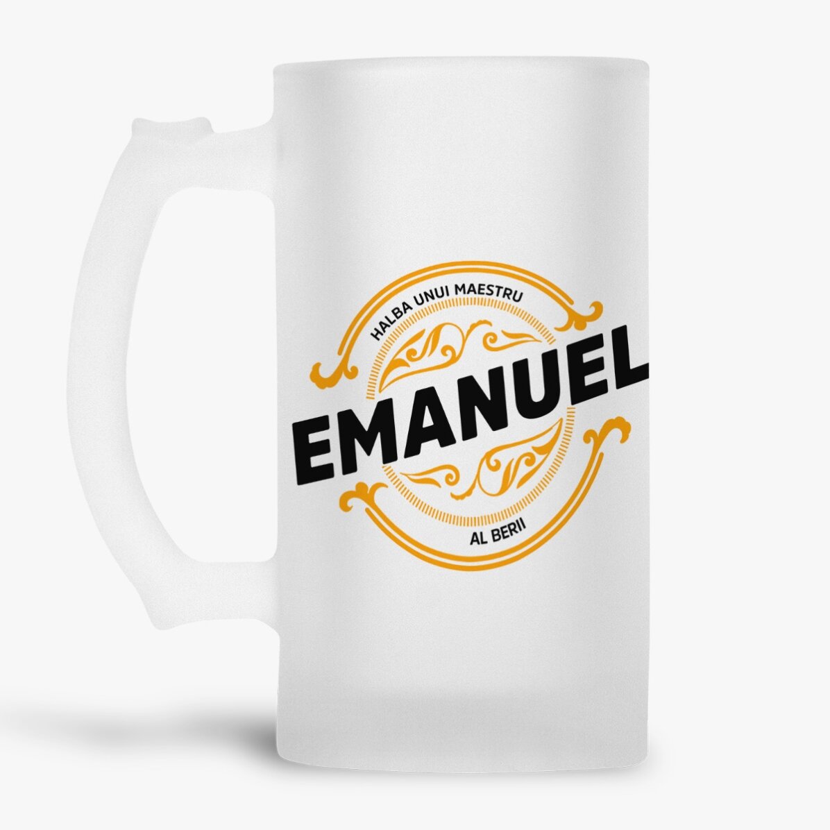 Une chope à bière personnalisée avec votre nom
