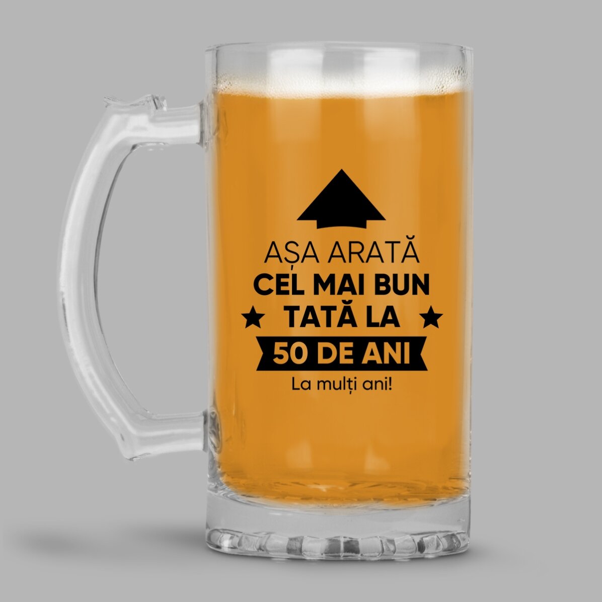 Gepersonaliseerde bierpul met tekst - Zo ziet hij eruit