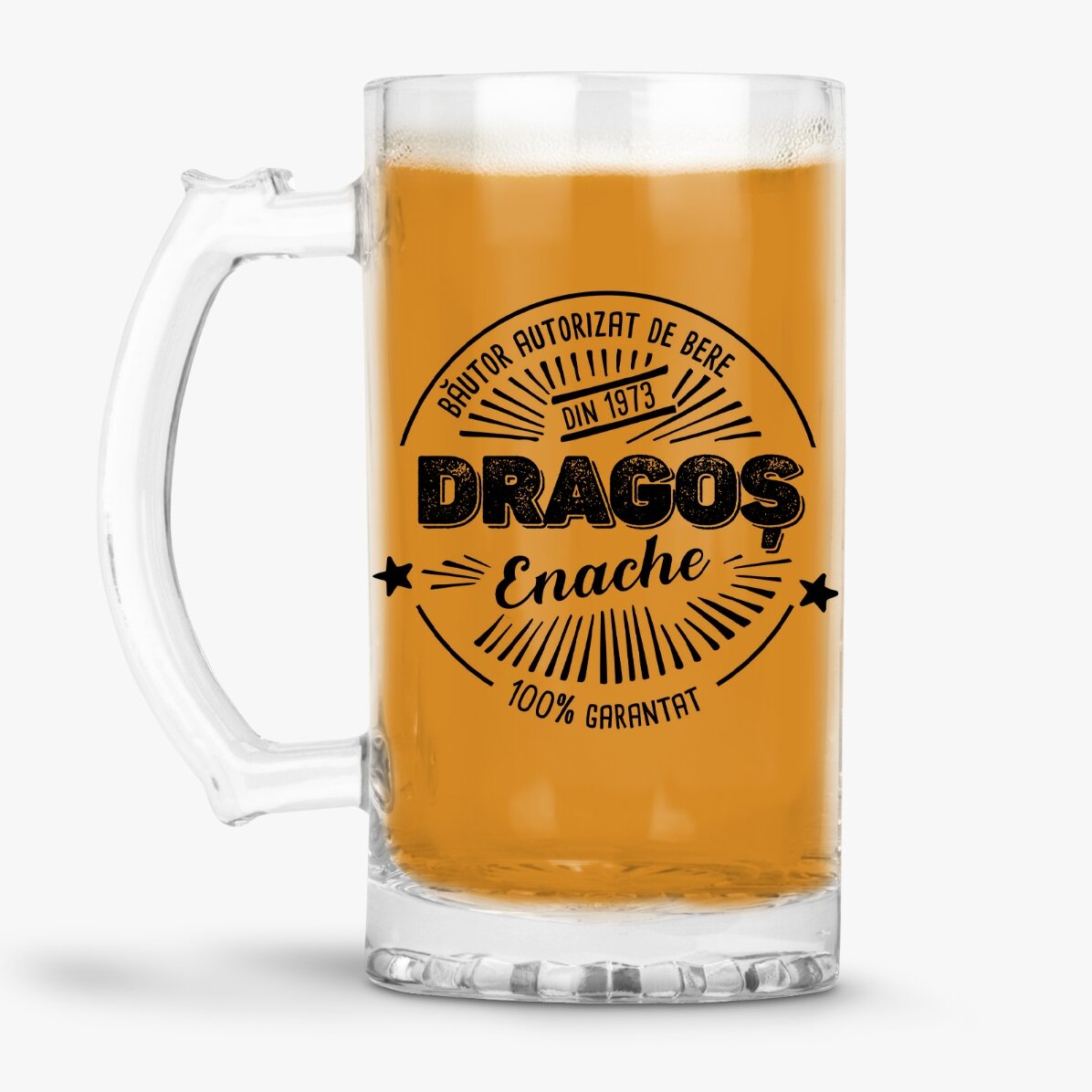 Bierpul met gepersonaliseerde tekst - Erkende bierdrinker