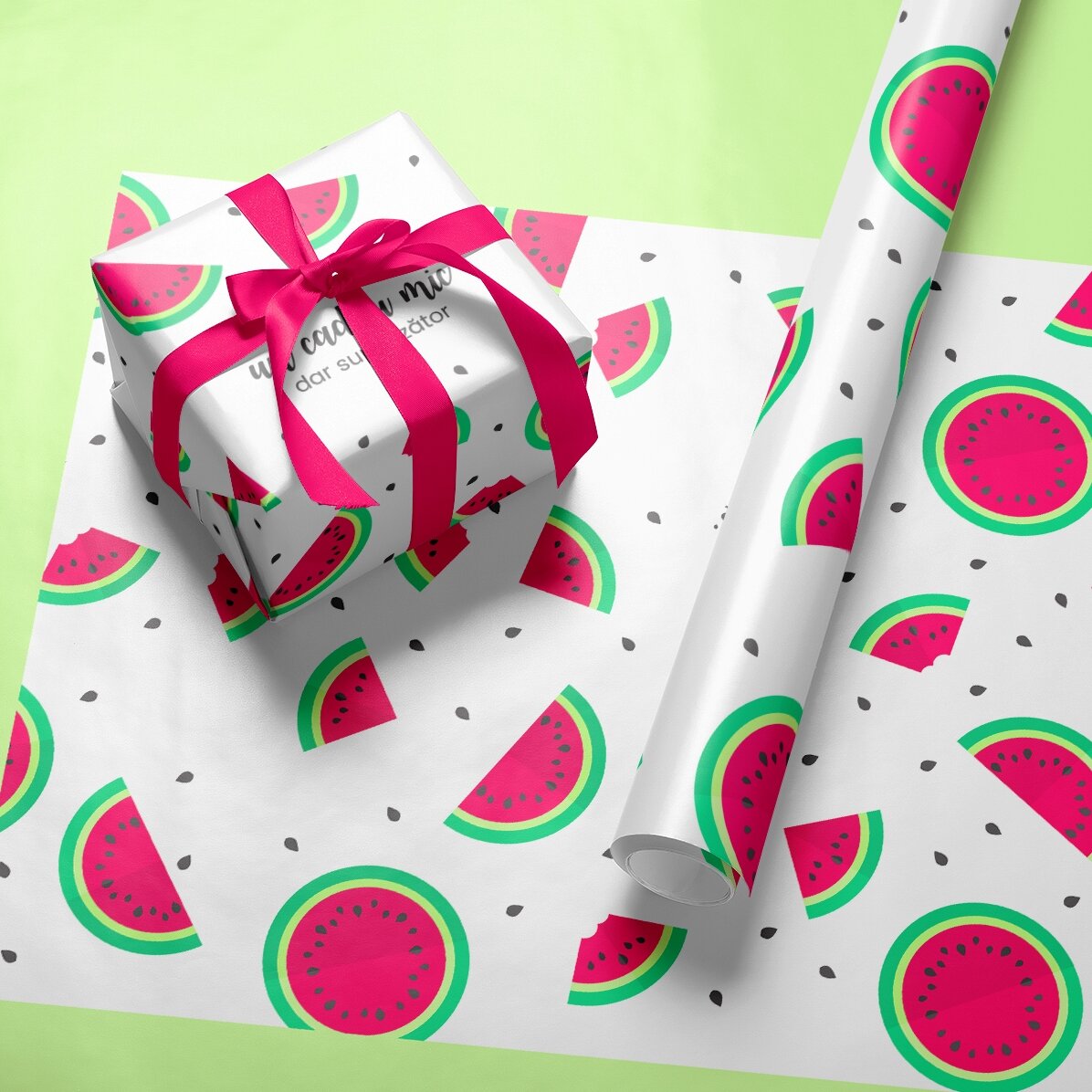 Gepersonaliseerd cadeaupapier - Meloenen
