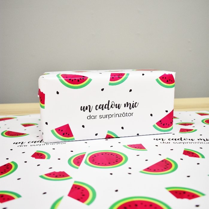Gepersonaliseerd cadeaupapier - Meloenen