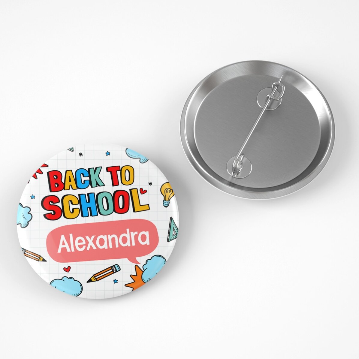 Badge personnalisé avec prénom - C
