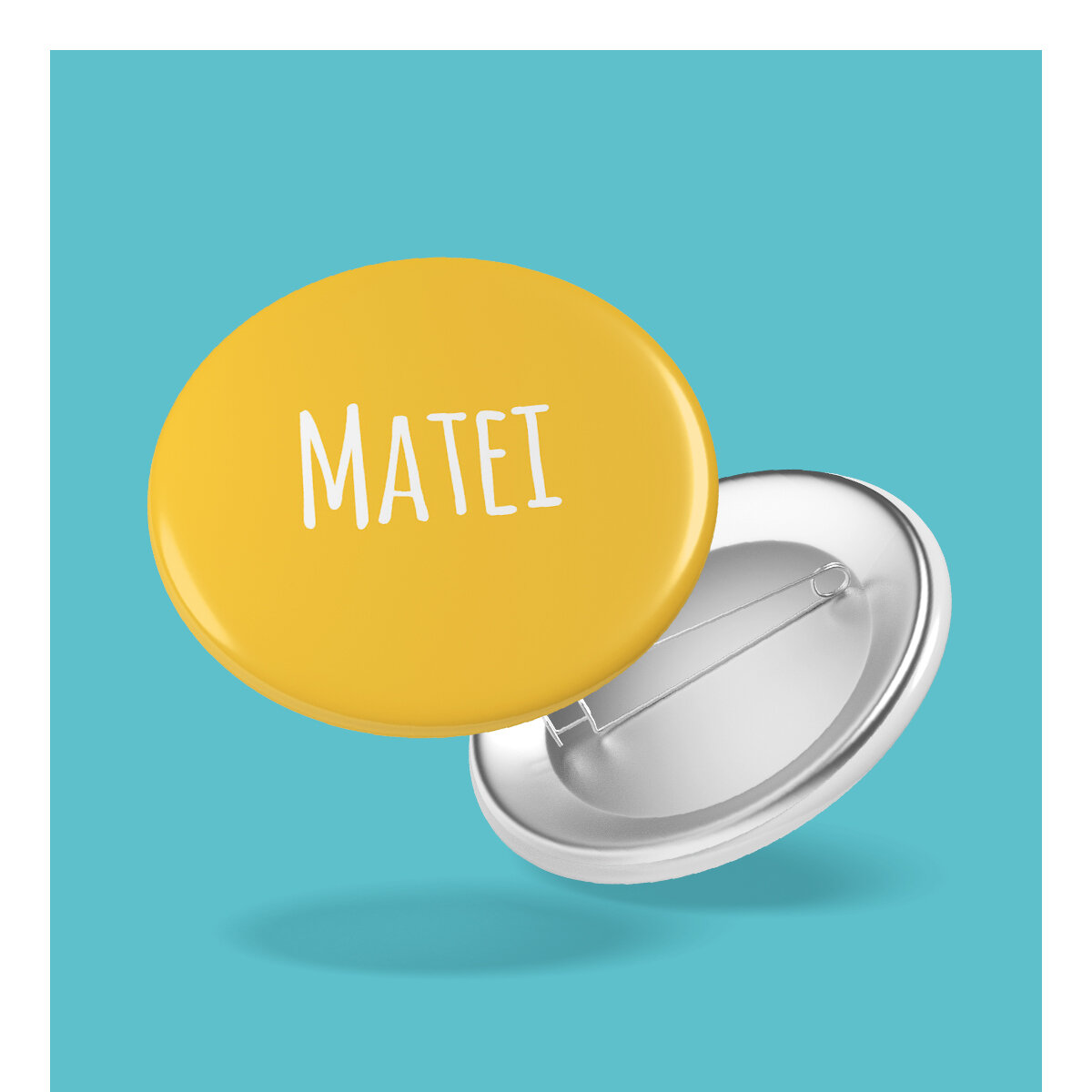 Gepersonaliseerde metalen buttons