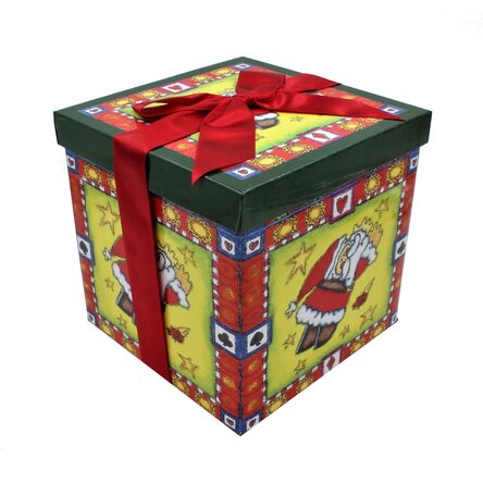 Kit coffret cadeau - modèle de Noël