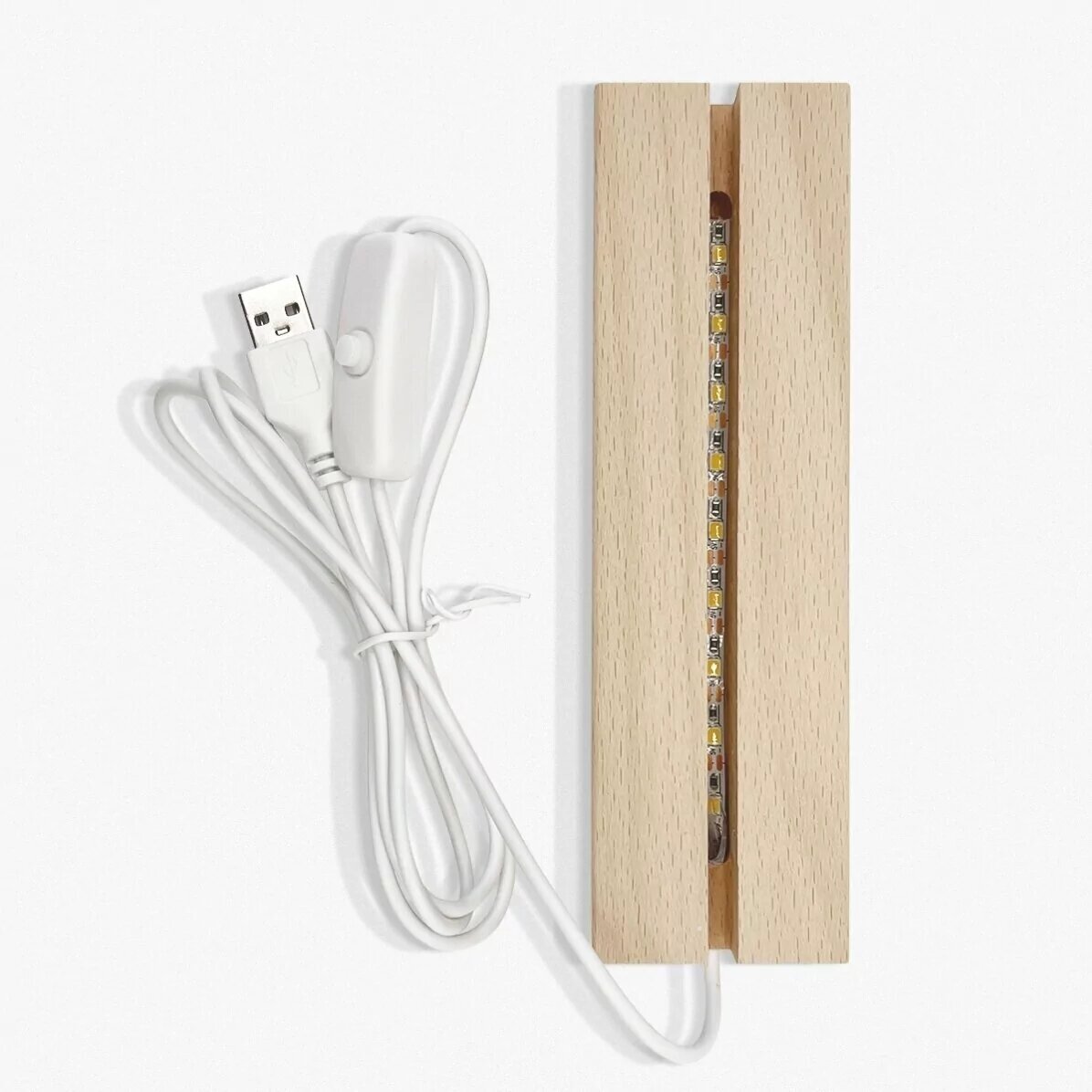 Lampe de veille LED personnalisée avec 11 photos et un message