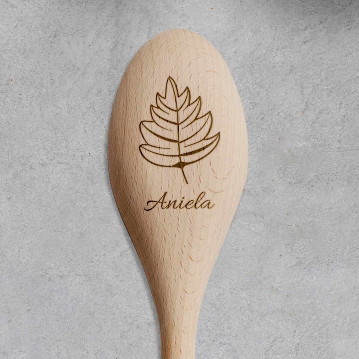 Cuillère en bois personnalisée - Saveurs d