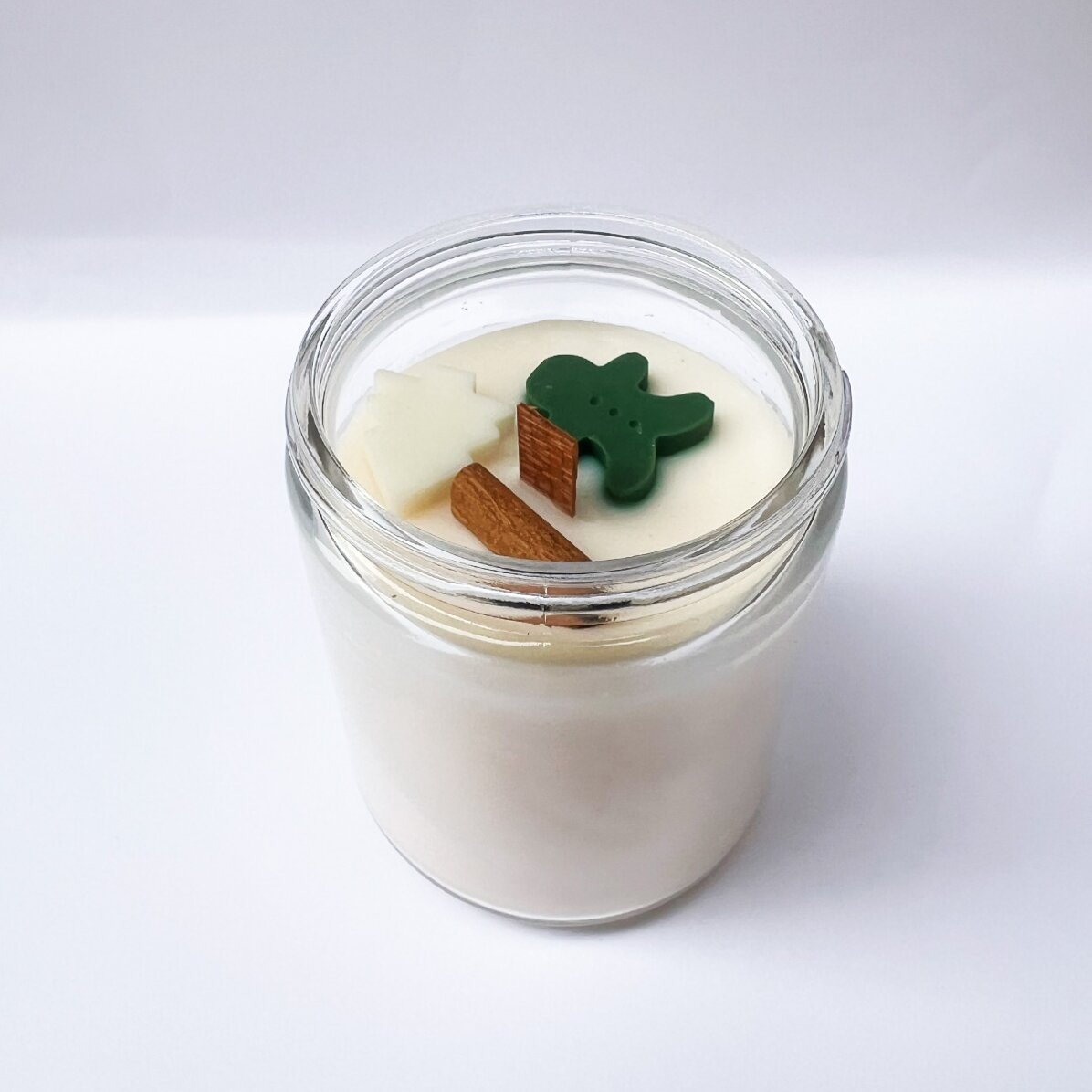 Grande bougie parfumée personnalisée avec 6 photos