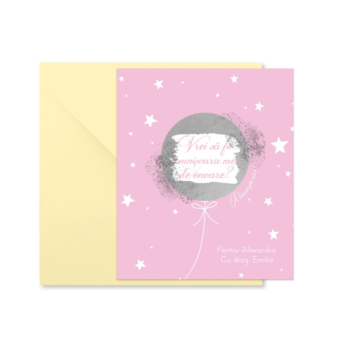 Afschraapbare magneet van 10 x 12 cm, gepersonaliseerd met tekst - Surpriza