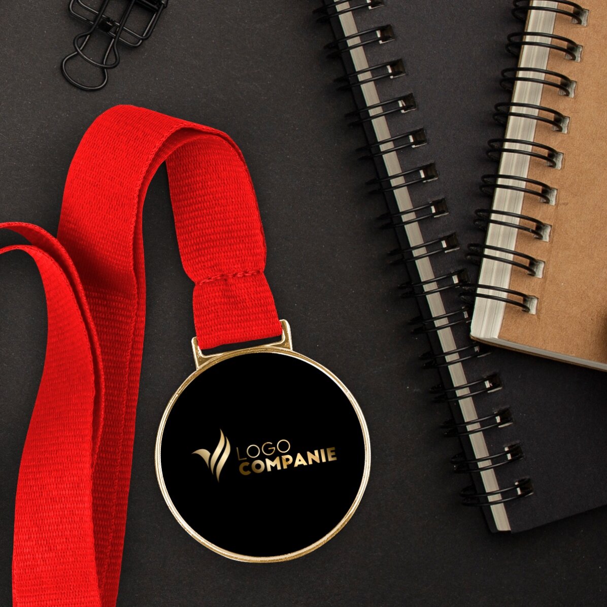 Gepersonaliseerde medaille met logo