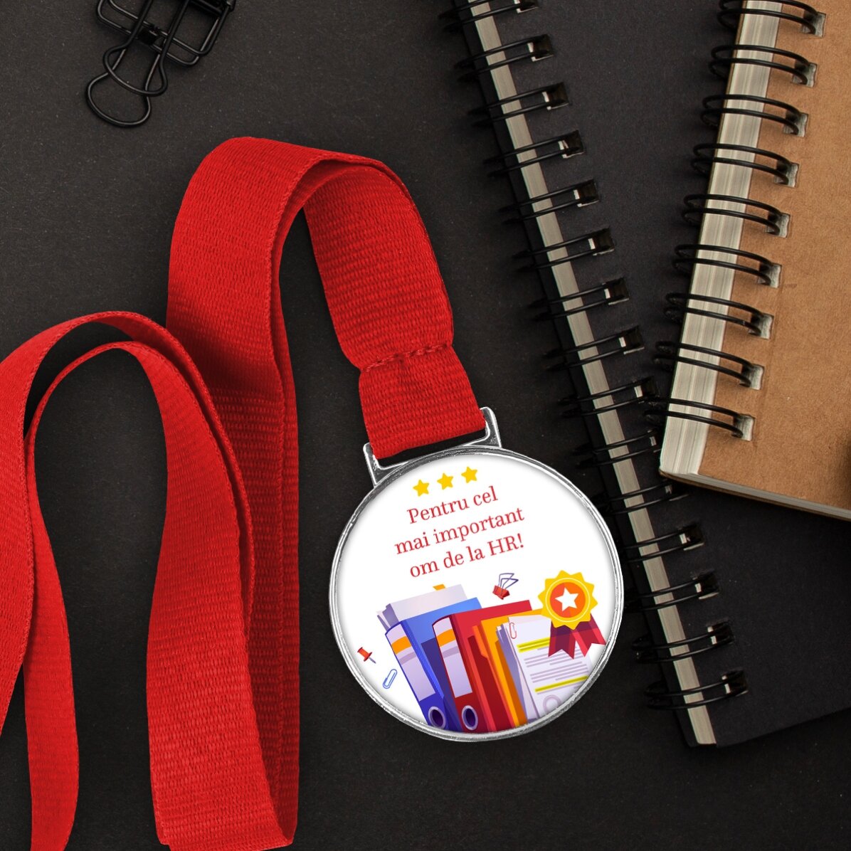 Gepersonaliseerde medaille met boodschap - HR