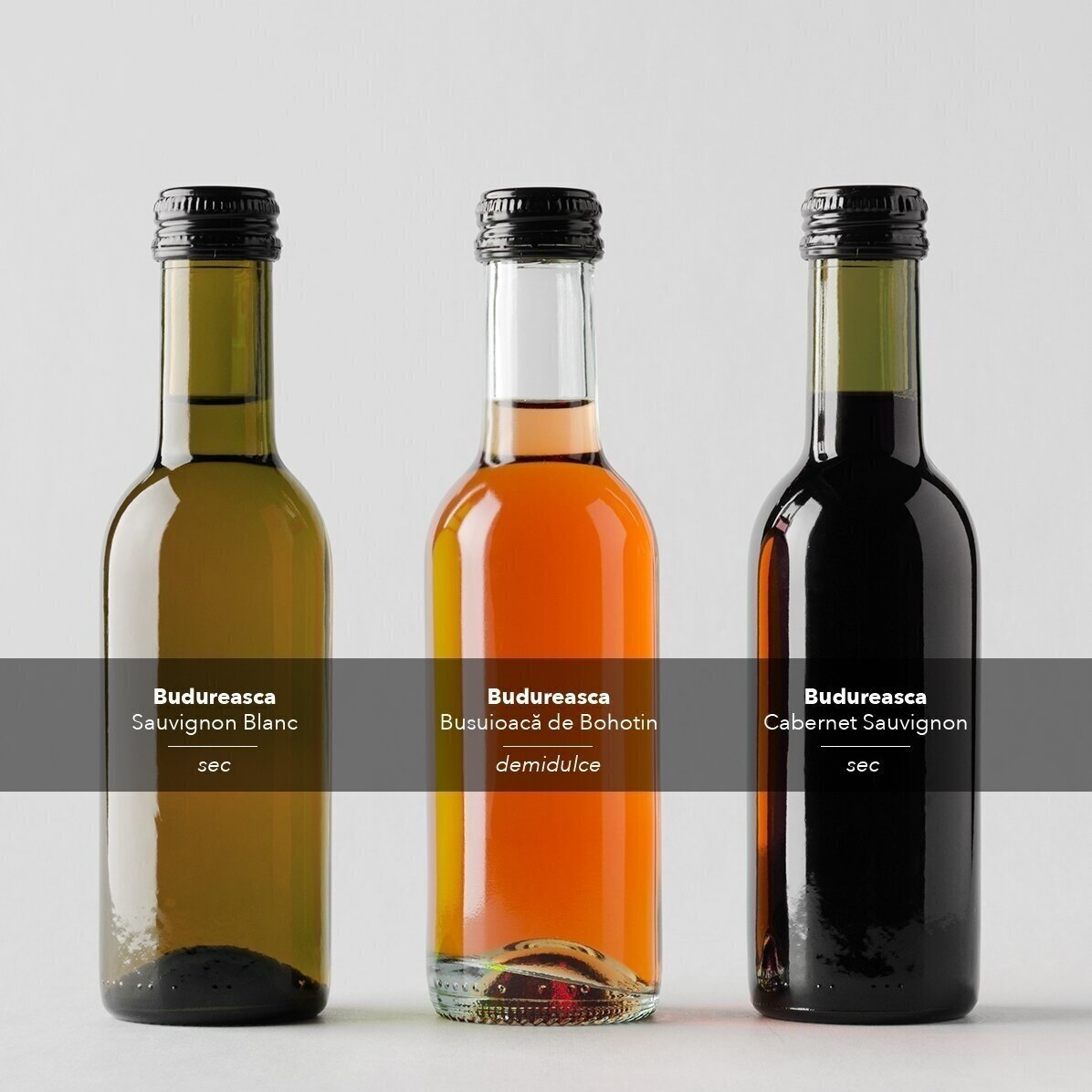 Mini-bouteille de vin personnalisée avec logo et message - Pâques