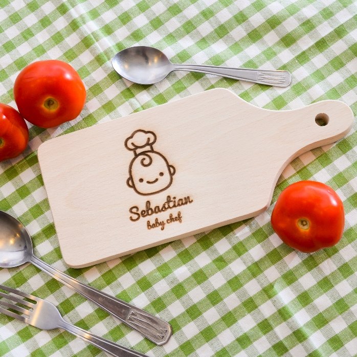 Gepersonaliseerde mini-snijplank - Baby Chef