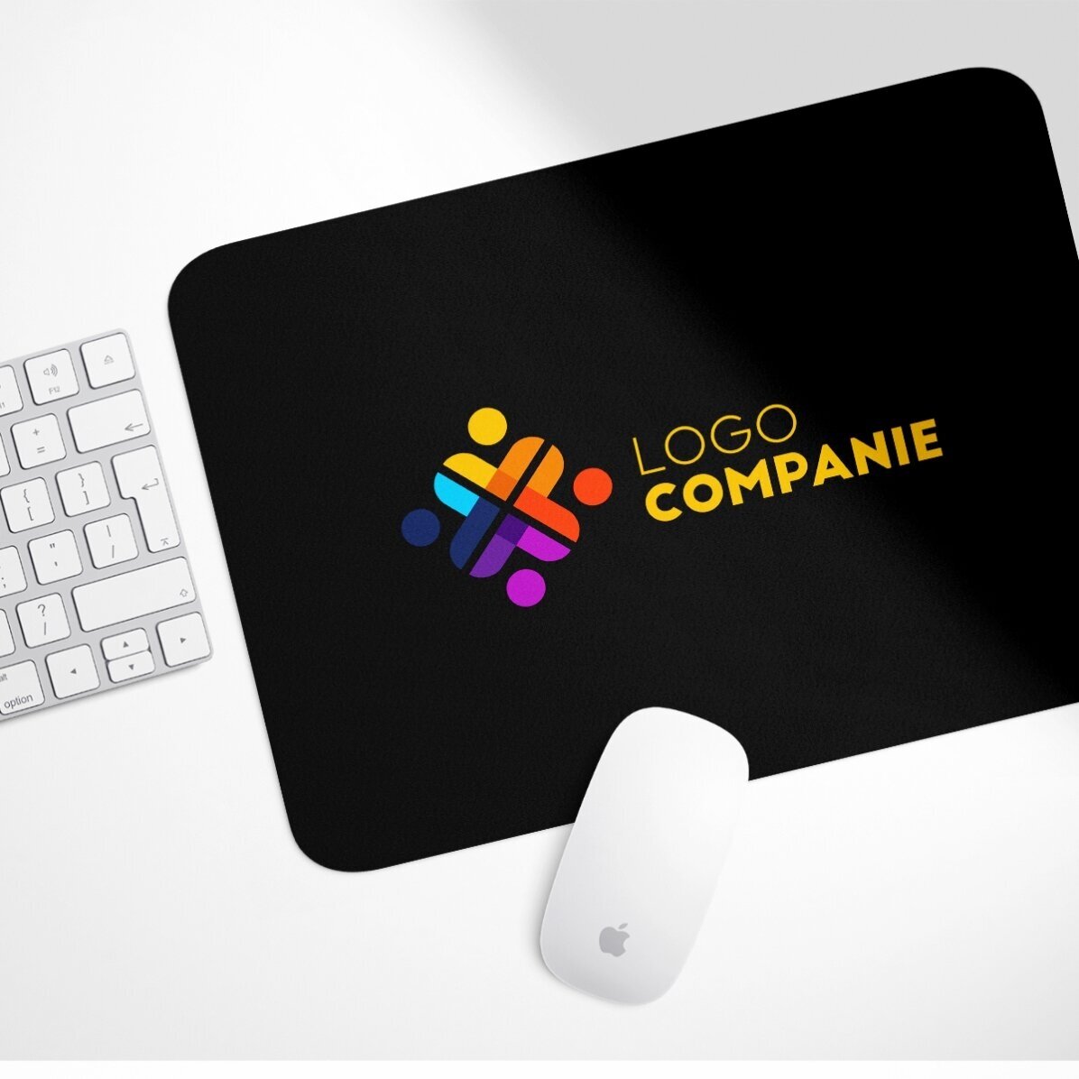 Gepersonaliseerde XL-muismat met logo