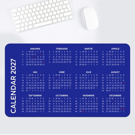 Gepersonaliseerde XXL-muismat met kalender