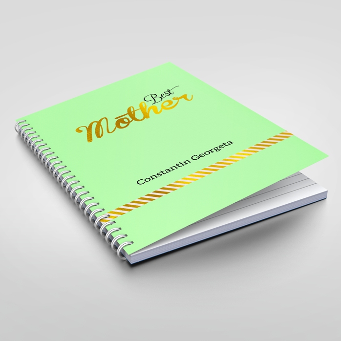 Gepersonaliseerde notitieboekjes - Best Mother, Green