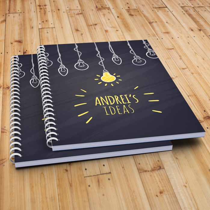 Carnet de notes personnalisé - Bright Ideas
